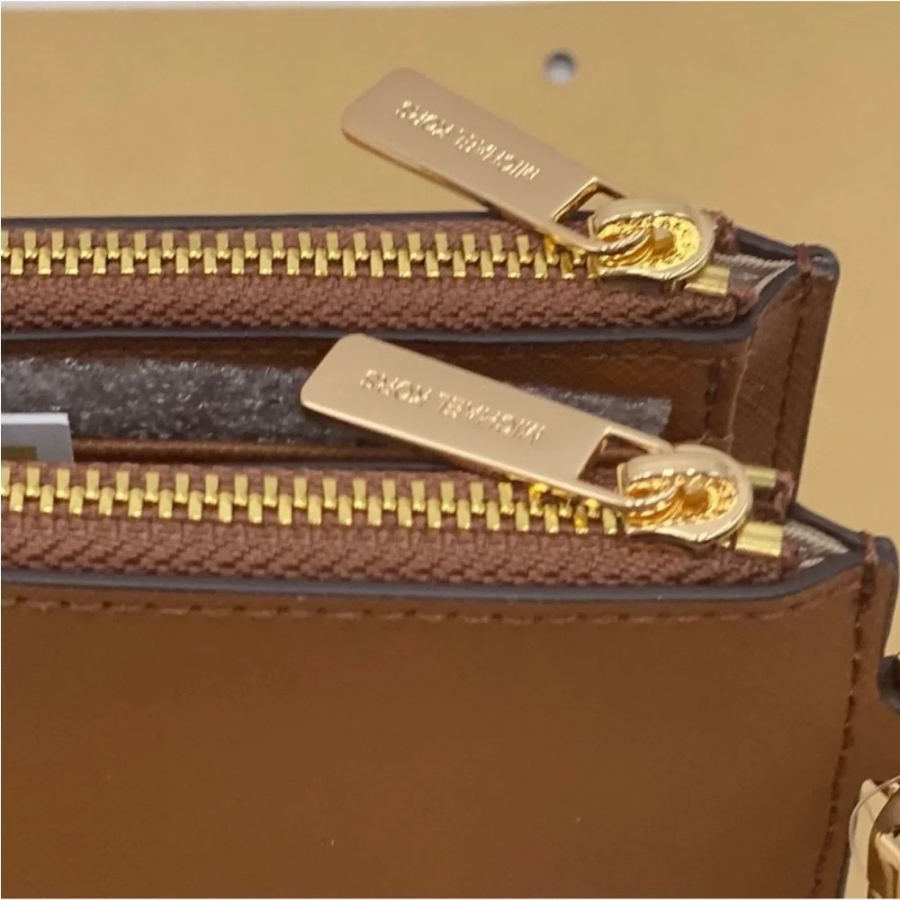 Michael Kors DoubleZip Wallet Wristlet Luggage